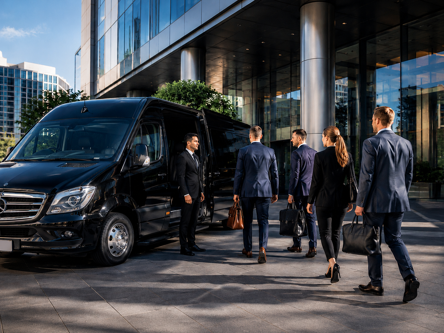 Corporate travel minibus Sydney for business group transport